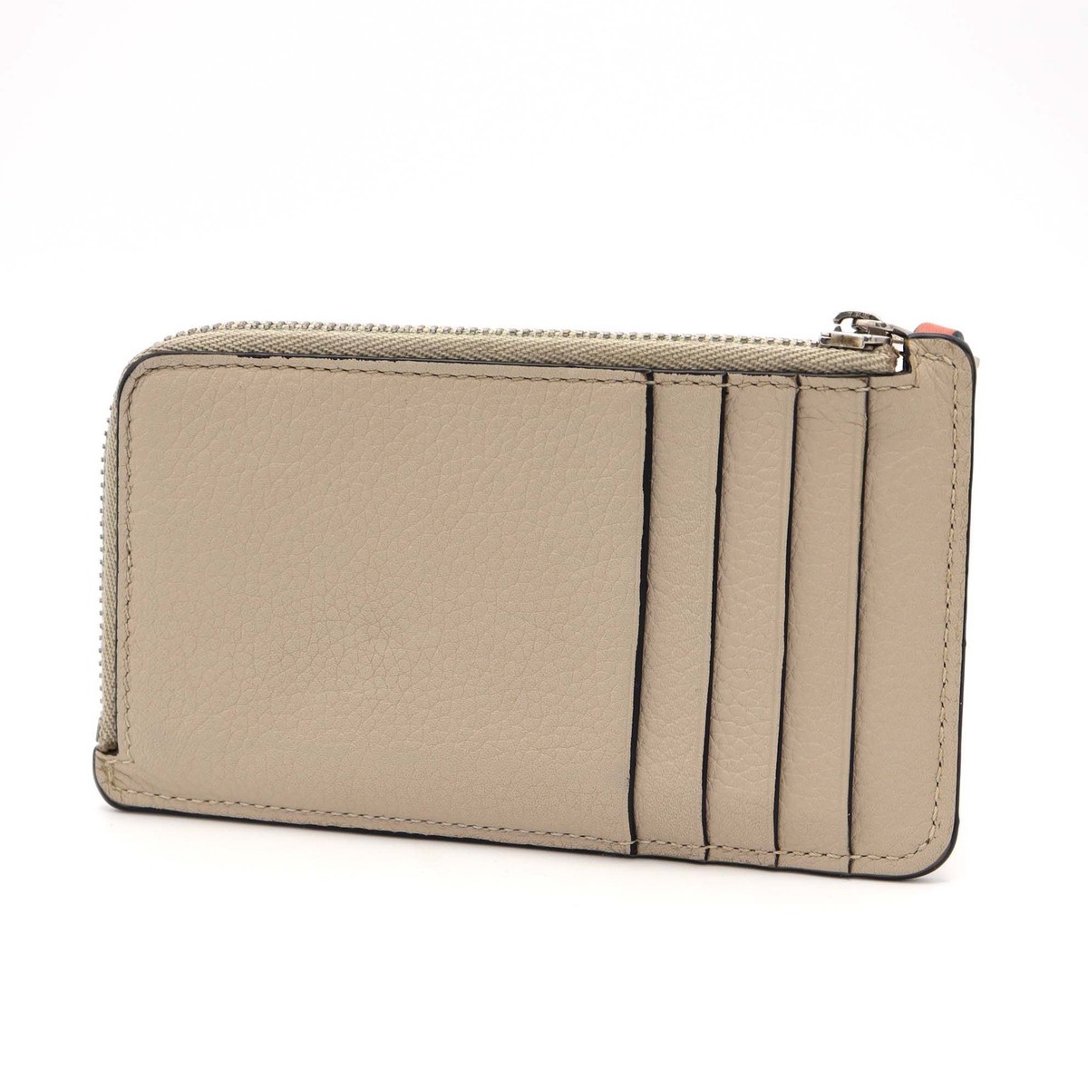 LOEWE Coin Card Holder Case Wallet C660Z40X04 Light Oat