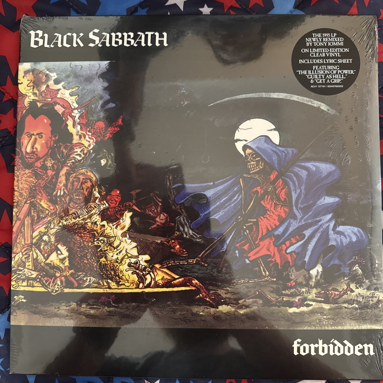 Black Sabbath Forbidden LP (2024) Clear Vinyl (Sealed!)