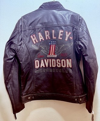 Harley-Davidson Men S Leather Jacket Long Way #1 Distressed Black