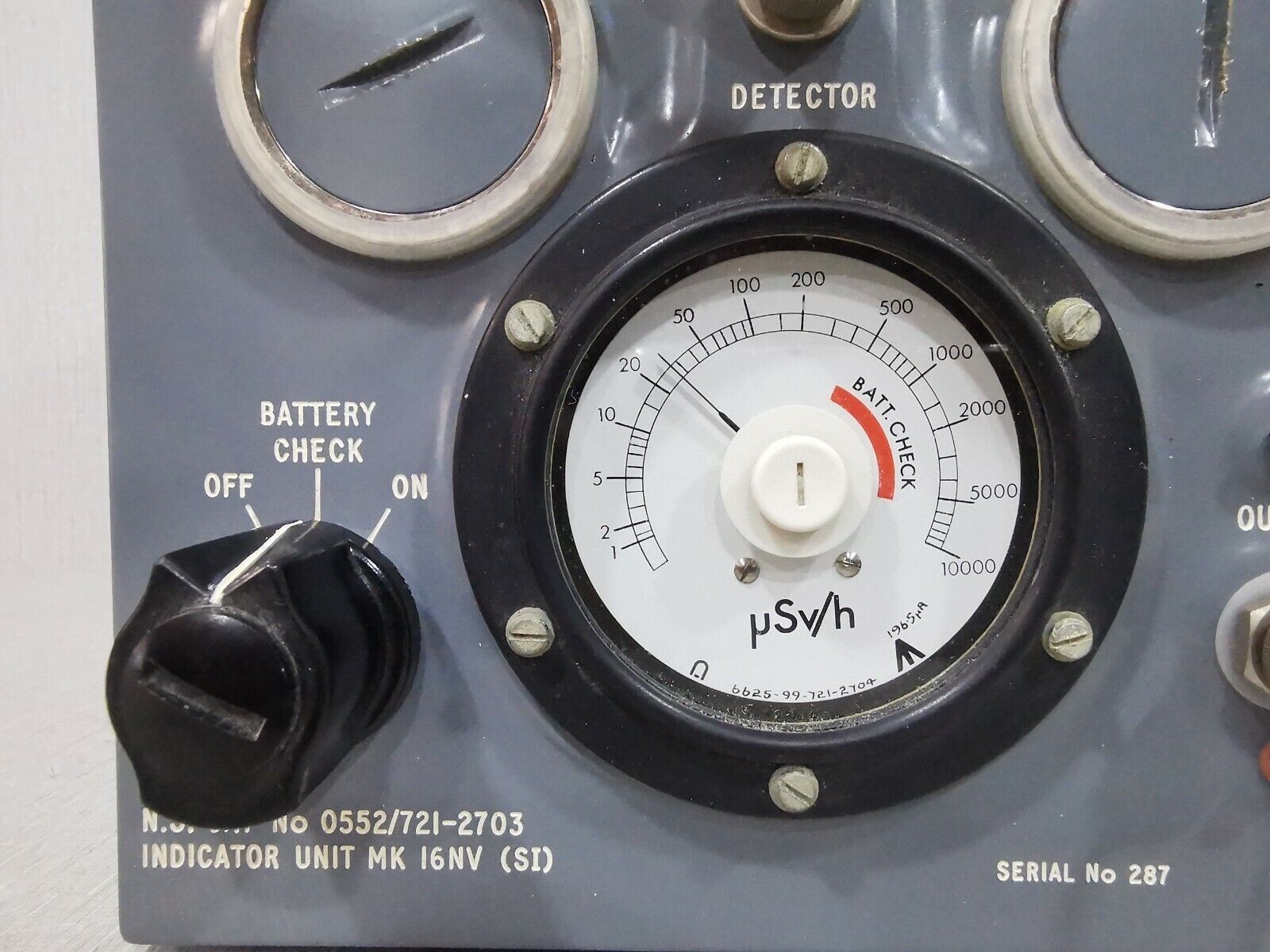 NE TECHNOLOGY 0552/117-5940 NE TECHNOLOGY 0552/117-5940 DETECTOR UNIT MK 27NH 10