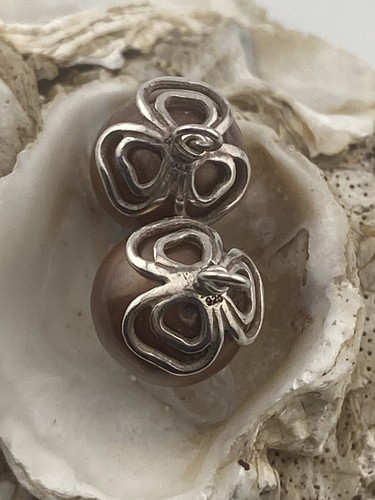 LT3 Pandora Compose Wire Dangle Moonstone Hoop Aquamarine Copper Ball Charms 925 - 第 14/19 張圖片