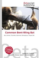 Lambert M. Surhone (U. A.) | Common Bent-Wing Bat | Taschenbuch | Englisch