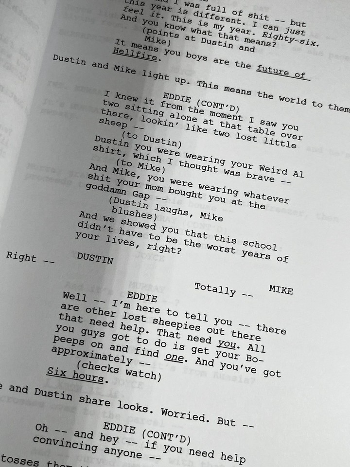 Stranger Things 4 Script Signed- The Hellfire Club- Autograph Reprints ...
