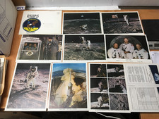 LOT OF 8 NASA AUTHENTIC VINTAGE PHOTOGRAPHS 8x10" APOLLO 11