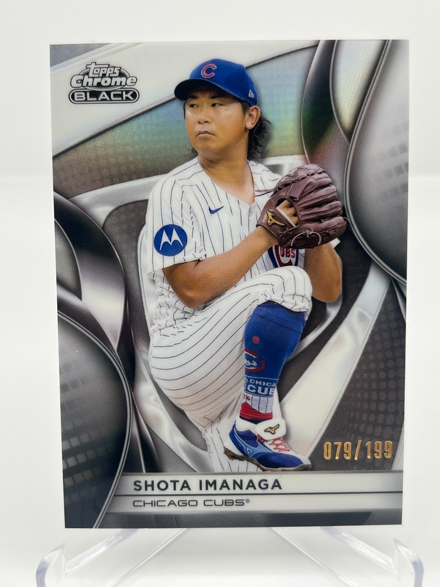 2025 TOPPS CHROME BLACK SHOTA IMANAGA 079/199 REFRACTOR NO. 141