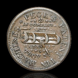 Hard Times Token. J&C Peck Troy New York. HT 363 1835 37