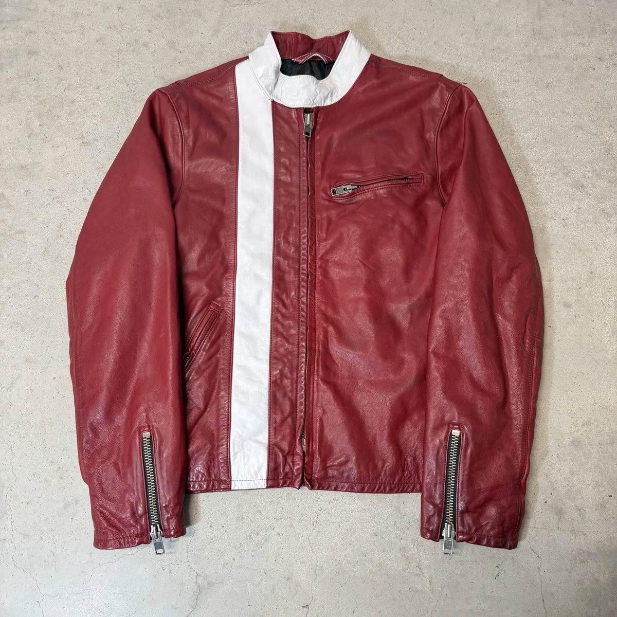 Gap Leather Outer Shell Red Coats, Jackets & Vests for Men for 
