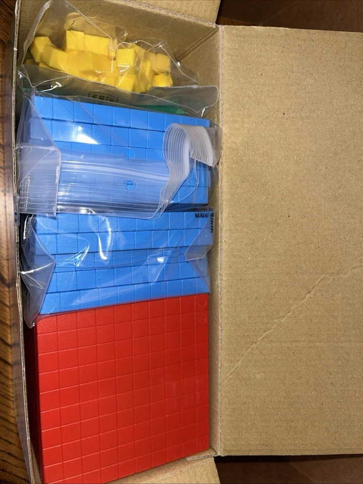 121 Piece EDX Educational Base Ten Blocks # 10510 - Image 4 of 4