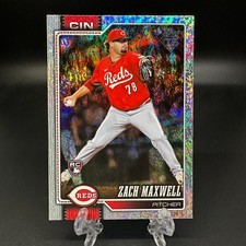 2026 Topps Series 1 Zach Maxwell RC Holo Foil #143 Reds