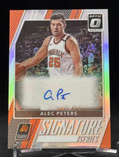 2017-18 Panini Donruss Optic Signature Series Holo Auto #2 Rookie Alec Peters
