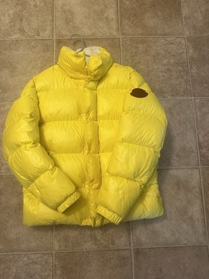 Moncler Genius DERVAUX GIUBBOTTO Puffer Jacket Yellow Size 4