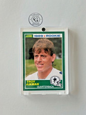 1989 score - 1989 rookie troy aikman #270 (rc) dallas cowboys super bowl dynasty