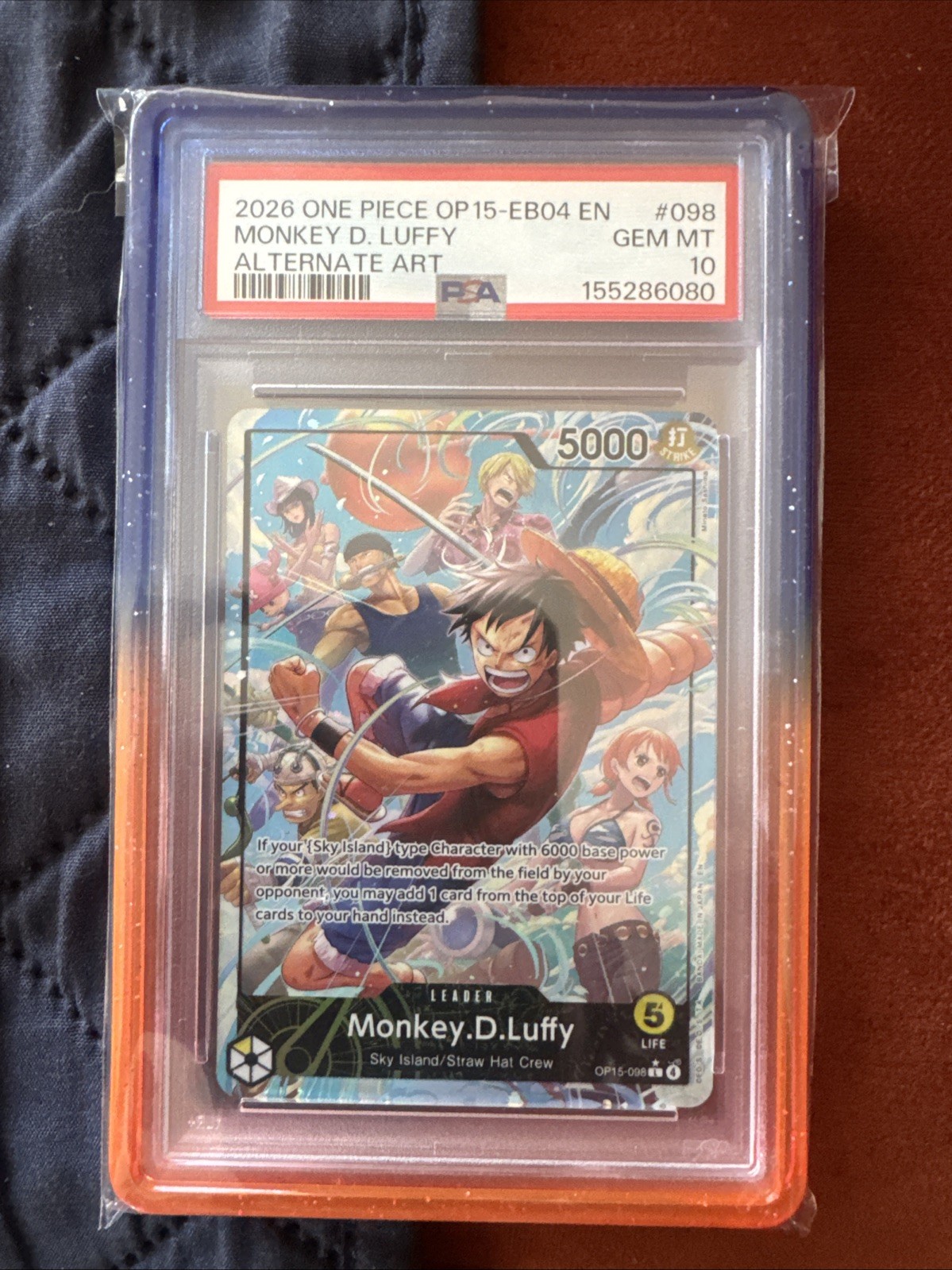 Monkey.D.Luffy 2026 Adventure on Kami's Island (OP-15) #OP15-098