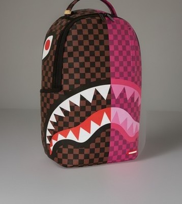 SPRAYGROUND LIMITED EDITION Split Sip Pink Check Backpack- Won t Print Again