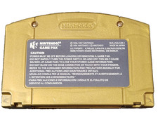 Nintendo 64 Legend of Zelda Majora's Mask Gold Holographic Cartridge Only Tested