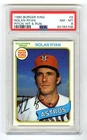 NOLAN RYAN~RARE 1980 TOPPS BURGER KING PITCH,HIT & RUN PSA-8 NM-MT GRADED CARD#9