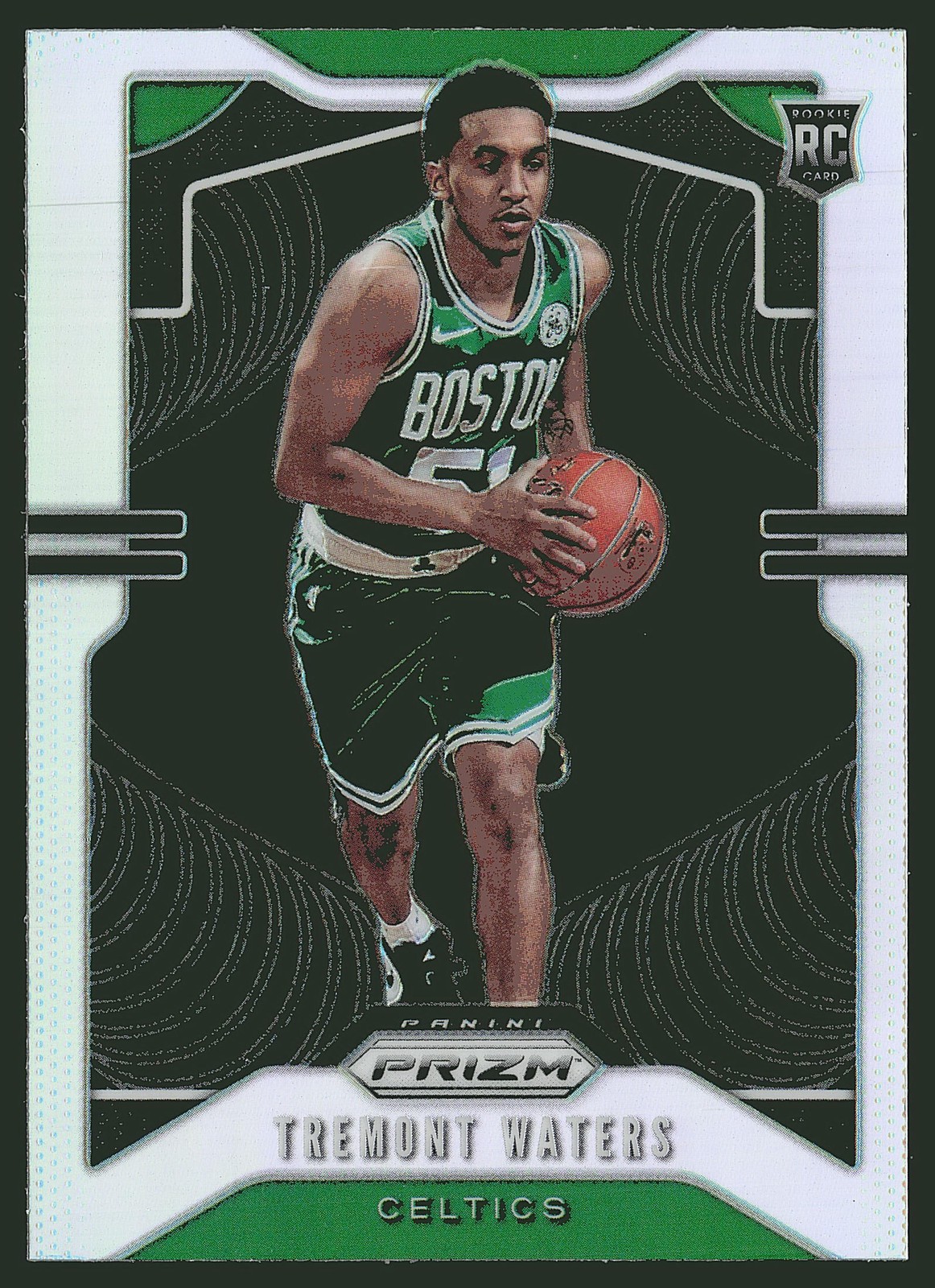 2019-20 Panini Prizm #286 Tremont Waters Prizms Silver RC