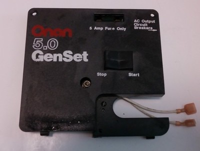 OEM Onan 5.0 GenSet Remote Start Module Panel, New Old Stock
