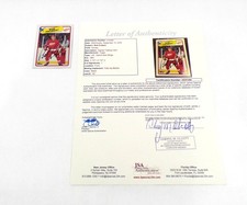 Bob Probert Signed 1988-89 Topps Rookie Card #181 Red Wings JSA Auto. rookie card picture
