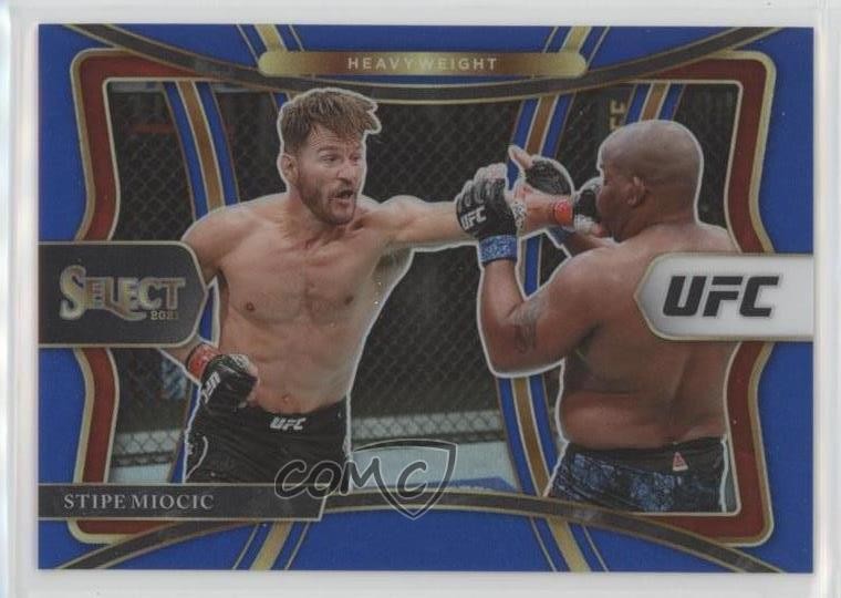 2021 Panini Select UFC Premier Level Blue Prizm 24/49 Stipe Miocic #104 1b8