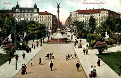 Ak Berlin Kreuzberg, Belle Alliance Platz, Siegessäule - 4949187