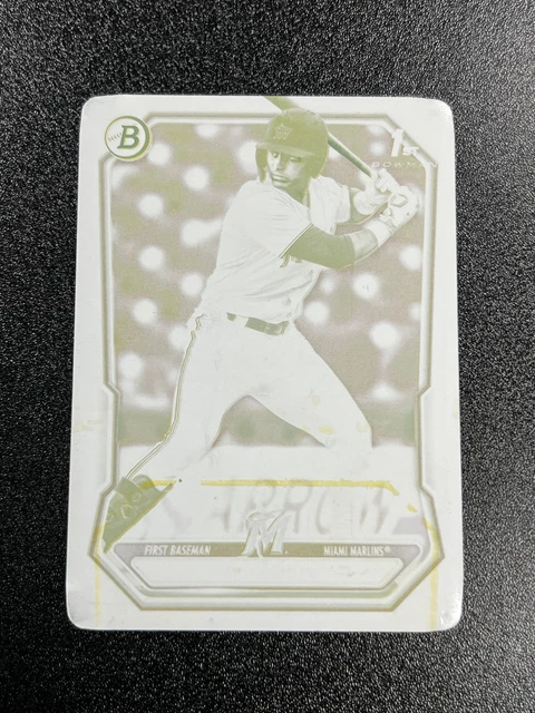 Chris Arroyo 2026 Bowman Prospects 1st Yellow Printing Plate 1/1 #BP-61 Marlins