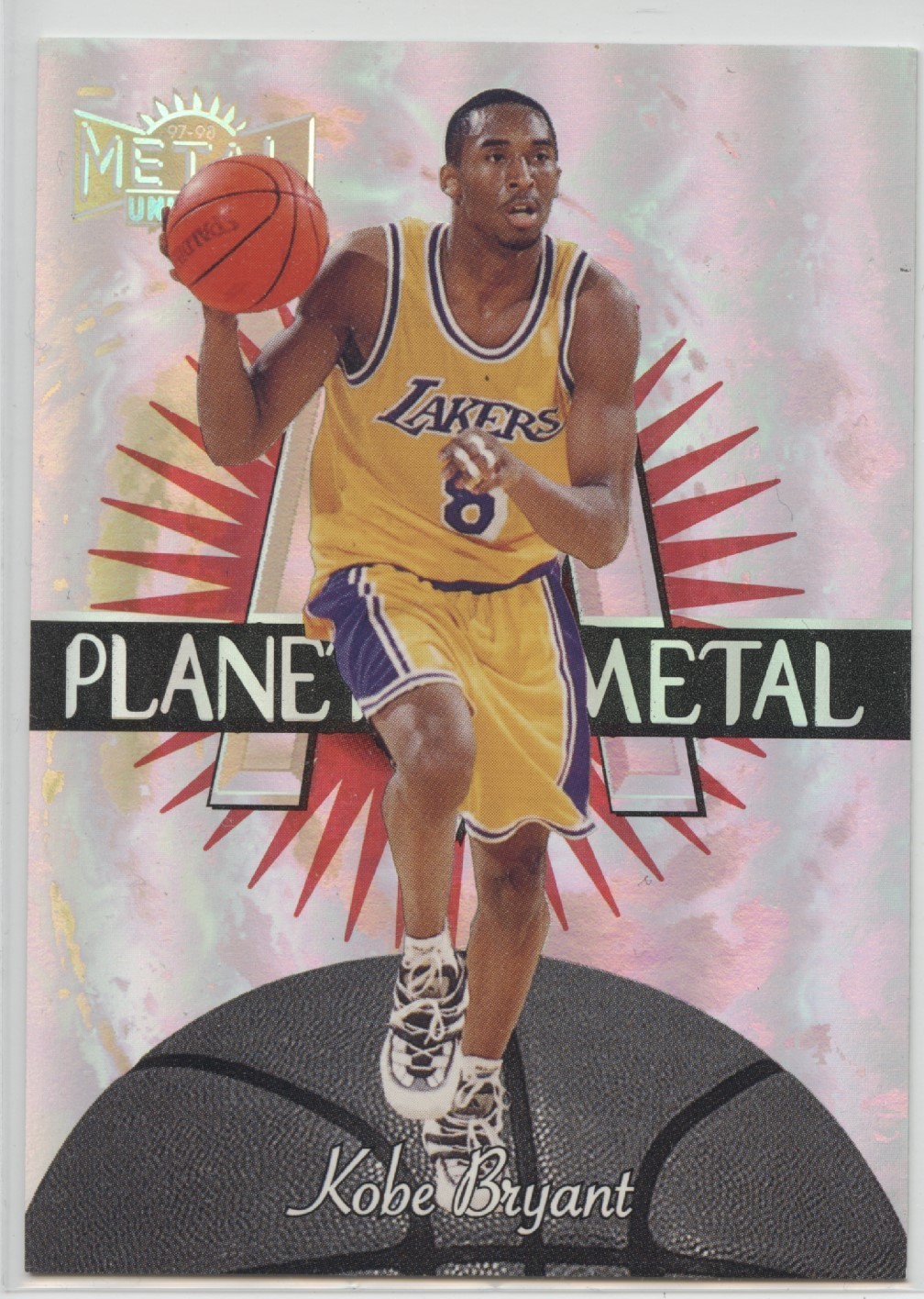 Kobe Bryant 1997 Metal Universe #3 Planet Metal Price Guide