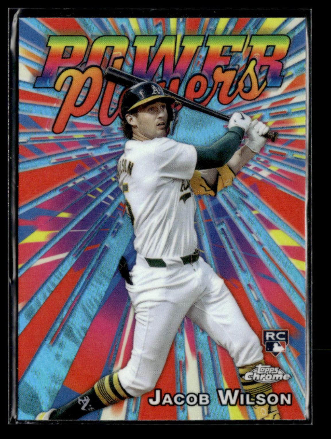 Jacob Wilson 2025 Topps Chrome Baseball Power Players RC [bz27
