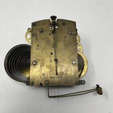 HERSCHEDE MANTEL CLOCK MOVEMENT USED FOR PARTS OR REPAIR CP47