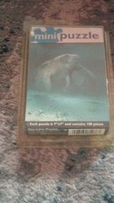Mini Puzzle West Indian Manatee Animals 100 Piece Jigsaw Multicolor