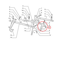 Gabel Auswahl Getriebe 3A - 4A Geschwindigkeit' Fiat Panda - Ein Original