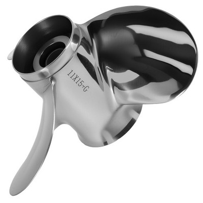 11x15 RH 3 Blade Boat Propeller for Yamaha F30 F40 663-45943-01-EL 13 Spline