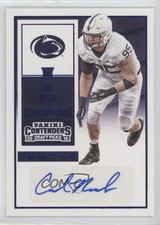 2016 Contenders Draft Picks College Ticket Blue Foil Carl Nassib #290 Auto 0f5t