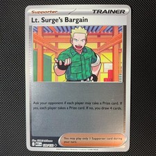 Lt. Surge's Bargain 120/132 Uncommon Mega Evolution Pokemon Reverse Holo NM