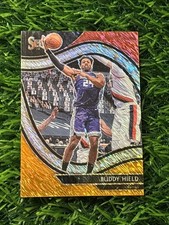 2020-21 Panini Select Red White Orange Shimmer #247 Buddy Hield Sacramento Kings