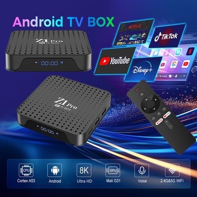 Satellite TV Receiver Android TV Box WIFI 2.4G&5G BT 5.0 set-top box Decoder HDR