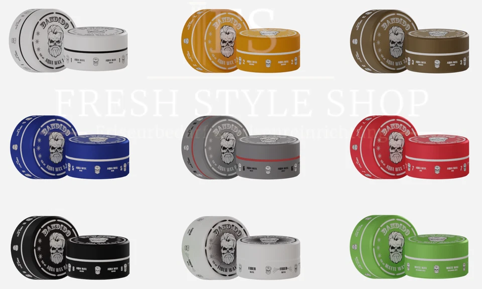 BANDIDO Aqua Haarwachs Hair Wax 150ml ( Alle Sorten - Sorte Auswählbar )