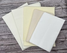 5pc Lot 14 Count Aida Cross Stitch Fabric LARGE PIECES Charles Craft+