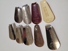 Vintage Shoe Horn Lot Of 9- Nordstrom,National Bellas Hess Co,Florsheim Shoe,etc