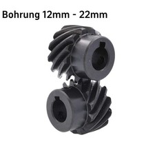 Modul 2 Schraubenrad Zahnrad Linke schr&auml;g verzahnt 45&deg; aus Stahl C45 12-22 Z&auml;hne