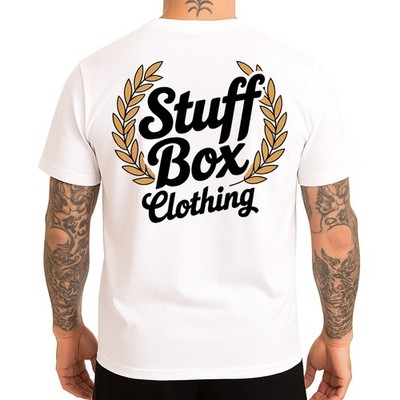Stuff Box Herren Shirt Laurel Edition Weiß S 5XL Urban Streetwear TShirt