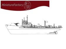 SSMODEL 1:700 IJN Type 5 Wooden Dai-Suirai Tei B-Gata Waterline