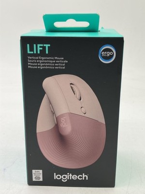 Logitech Right Handed Lift Wireless Vertical Mouse - Rose