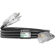 Outdoor Extension Cord 6FT, 12 Gauge Extension Cord with Lighted End, Heavy Duty