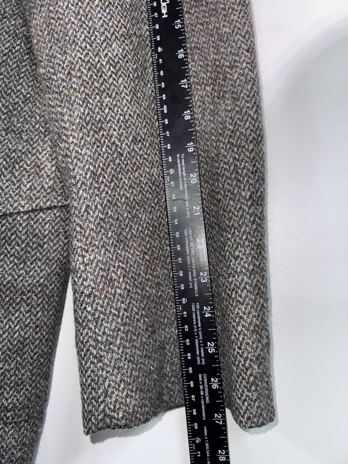 Pendleton Blazer Men's 50  gray Multi Herringbone… - image 9