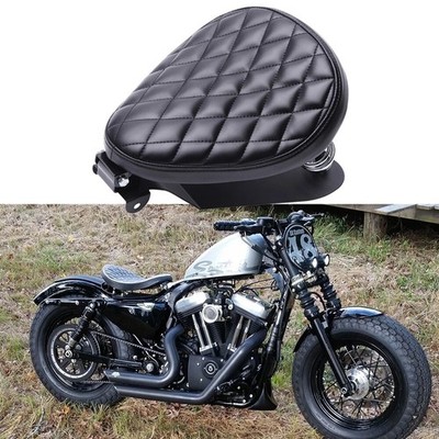 Motorrad Solo Sitz Federsattel & Grundplatte Für Harley Sportster Chopper Bobber