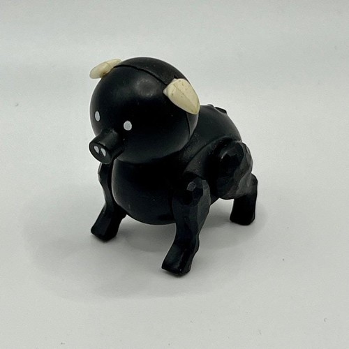 Fisher Price Little People Farm 915 - Black Pig & White Sheep Pair - 1968