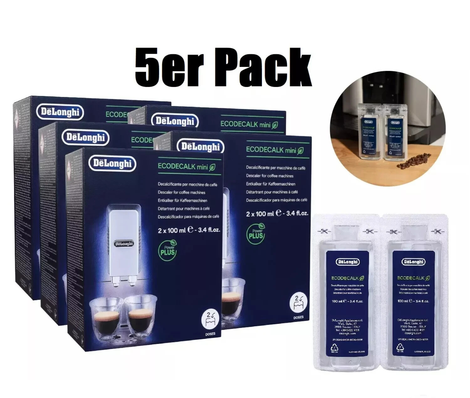 Delonghi De‘longhi Ecodecalk Mini 2790079119 Entkalker Weiß - Image 7