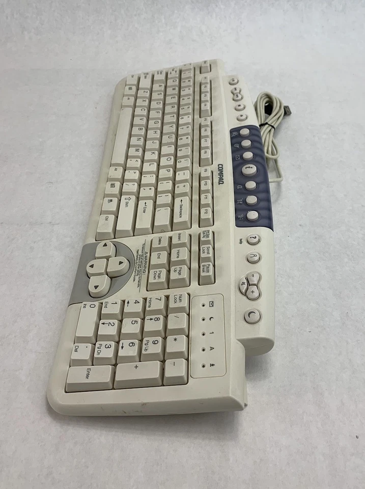 Compaq KU-9978 USB-Wired Vintage Keyboard - Image 3 of 4