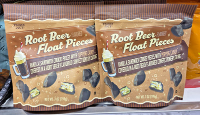 Trader Joe's Root Beer Flavored Float Pieces 7oz 198g (2 Bags)